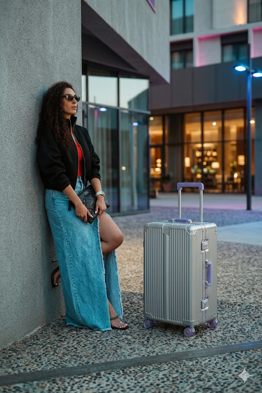 The Metro Silver Carry-On